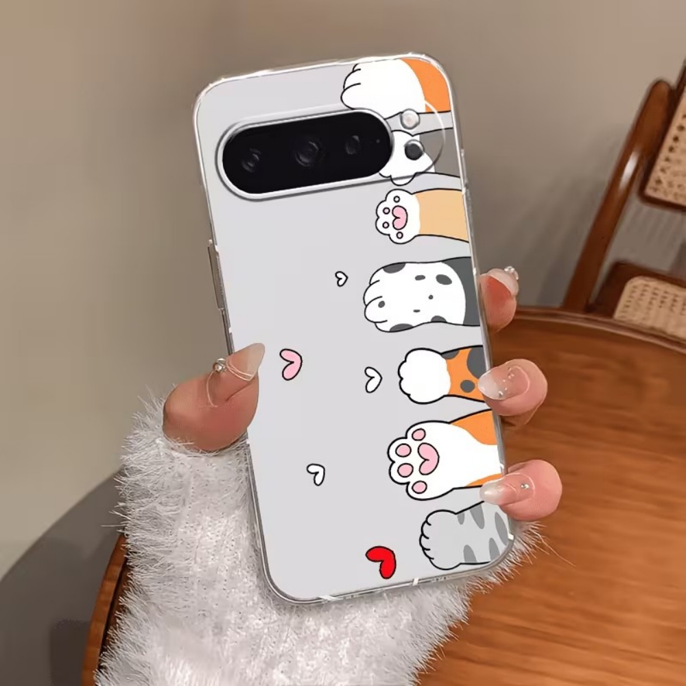 Phone Cases Pixel 9A - Прозрачный силиконовый чехол для телефона с