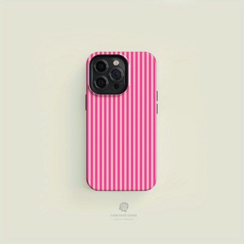 Buy Phone Cases - Полосатый розовый чехол для телефона iPhone
