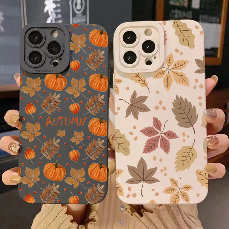 Phone Cases Galaxy S23 - Ретро-чехол с узором кленового листа для