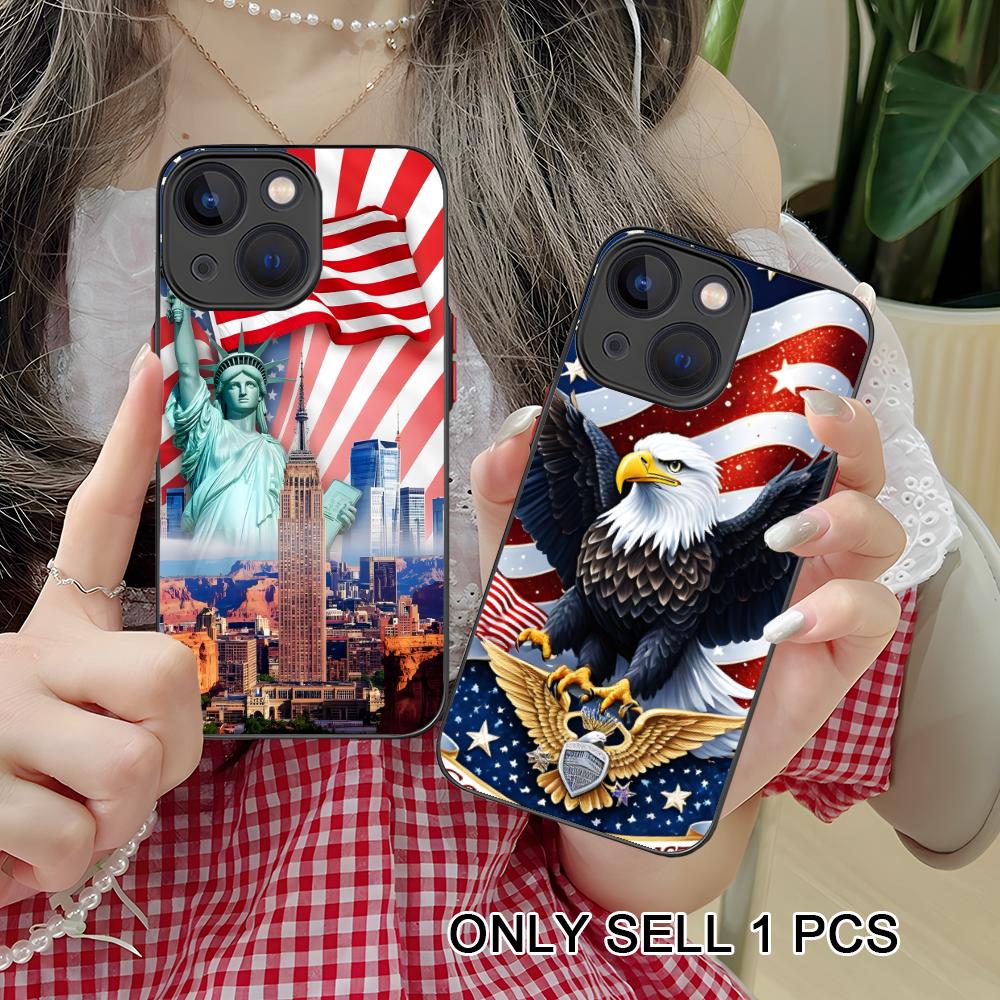 Phone Cases Usa - Силиконовый чехол для телефона с флагом