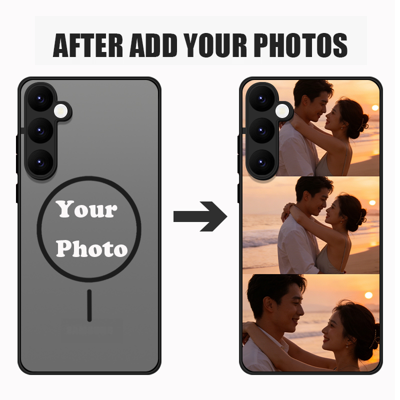Phone Cases Customized - Магнитный персонализированный чехол с фотографией для