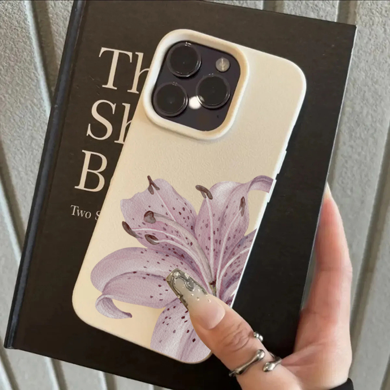 Phone Cases Xr Cute - Чехол для телефона с фиолетовой лилией