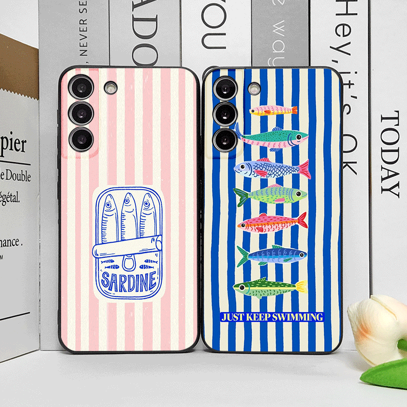 Phone Cases Oppo - Милый чехол для телефона с полосатым