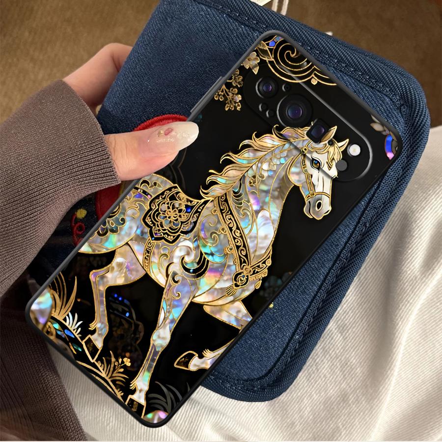 Phone Cases Pixel 9A - Чехол Lucky Horse Funda для телефона