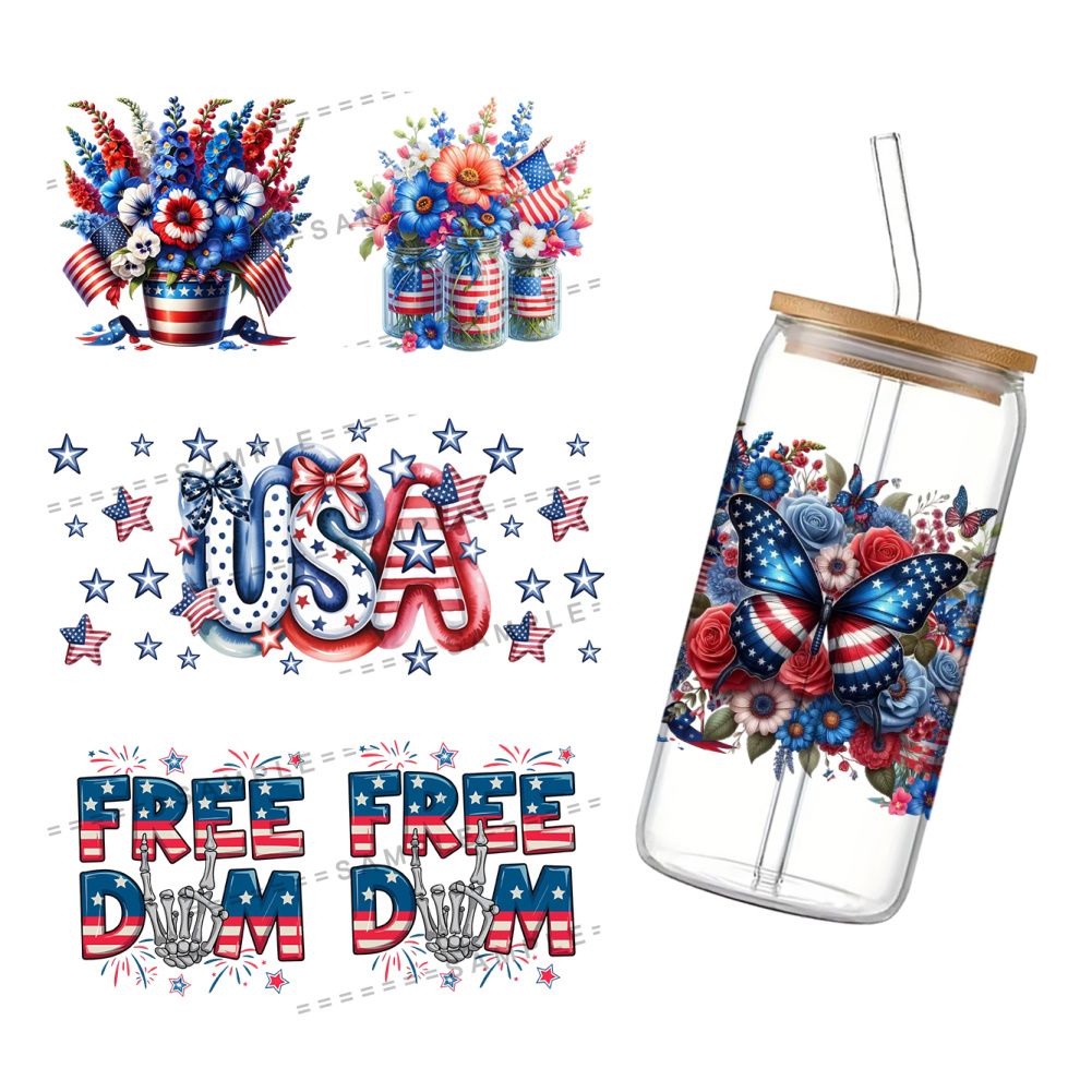 Phone Cases Usa - Наклейки для стаканов 11x24 см ко