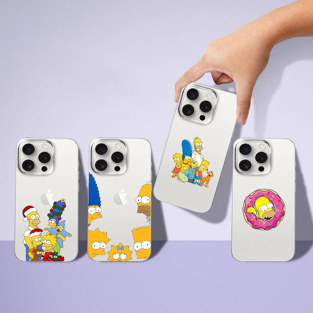 Phone Cases Quirky - L-Simpsons-Es Забавный кристально чистый мягкий чехол
