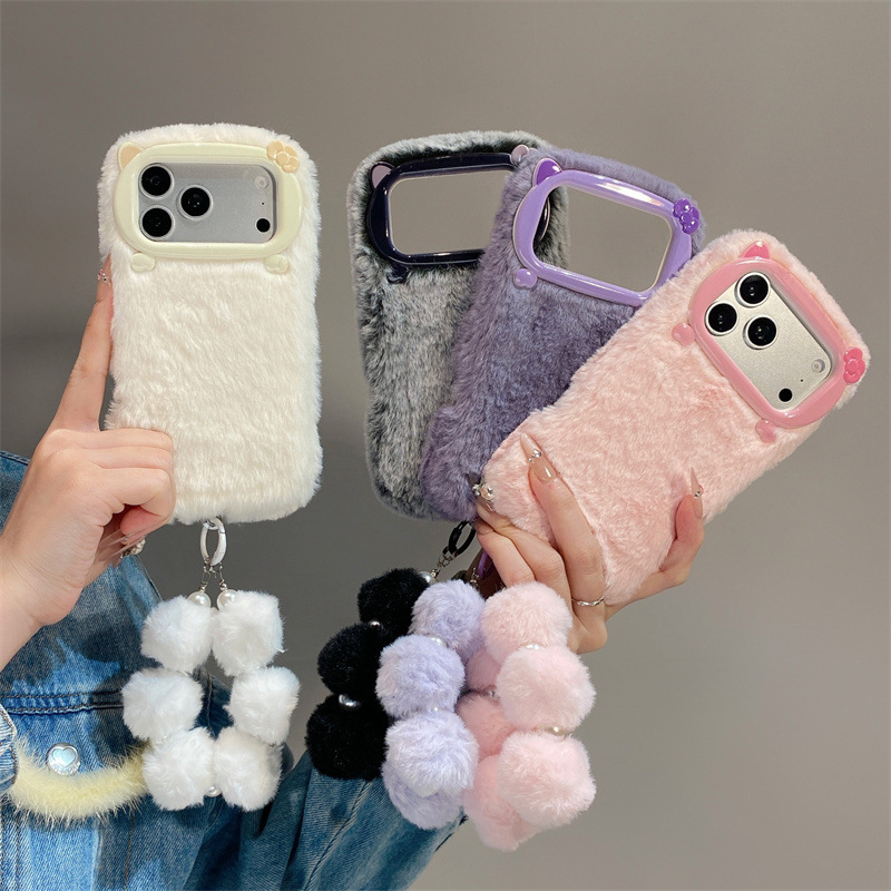 Роскошный однотонный плюшевый  – обзор и цена Phone Cases Iphone 17
