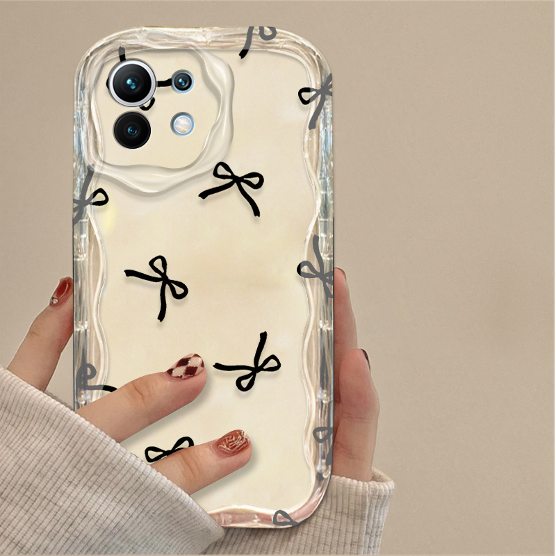 Черный чехол с бантом и сердеч – обзор и цена Phone Cases Xiaomi